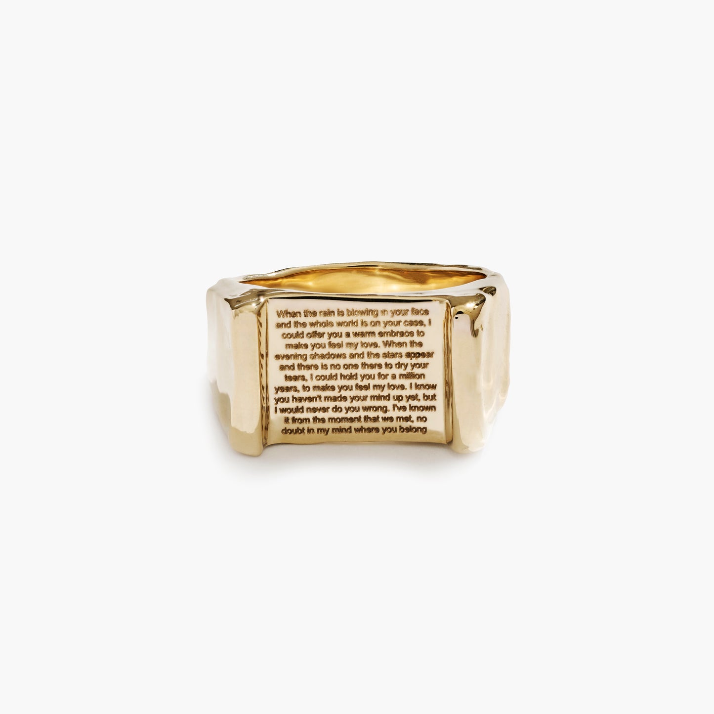 SECRET NOTE SQUARE RING