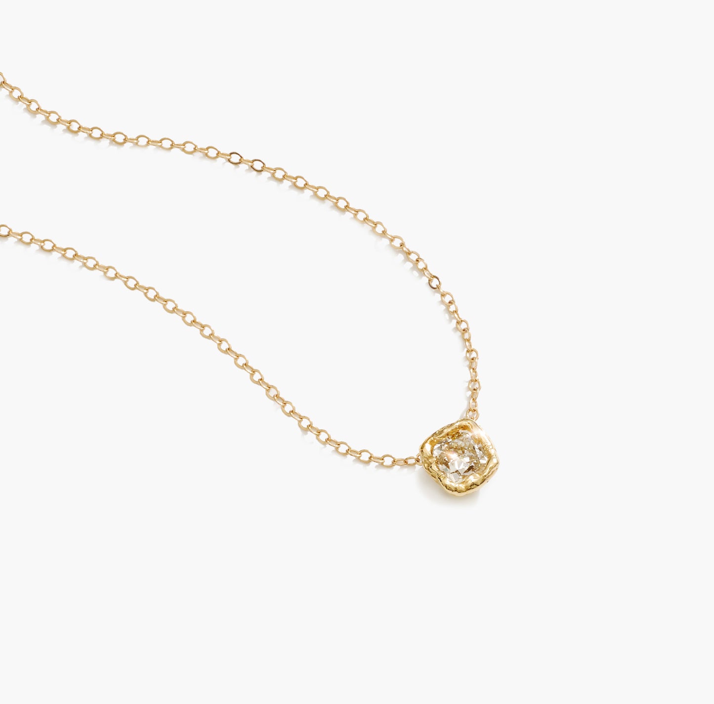 VERVE CUSHION DIAMOND NECKLACE