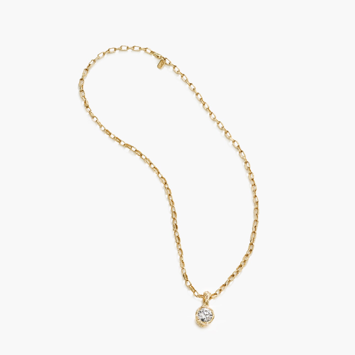 ALFA 2CT DIAMOND BAIL PENDANT BOLD