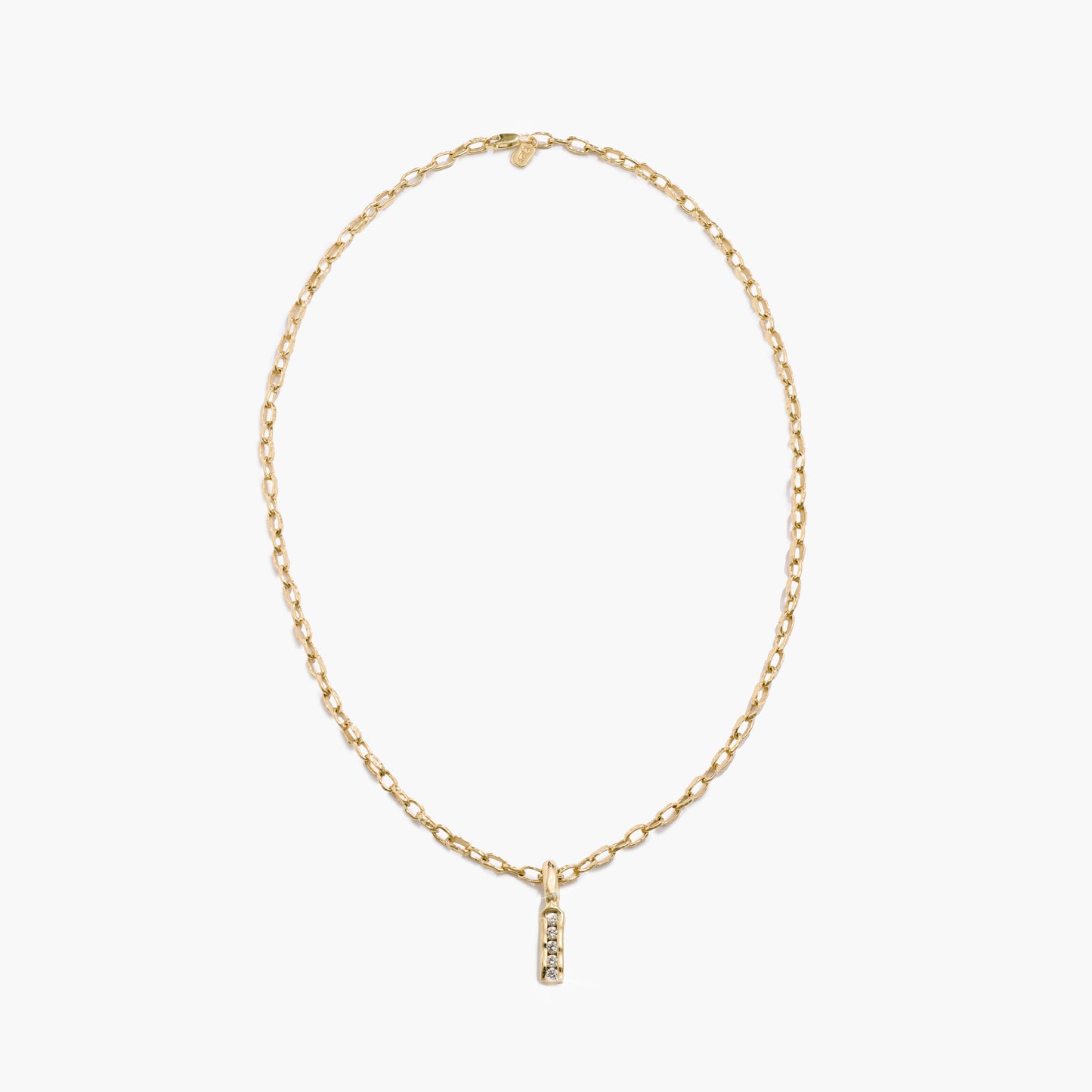 EVOKE CHANNEL DIAMOND NECKLACE