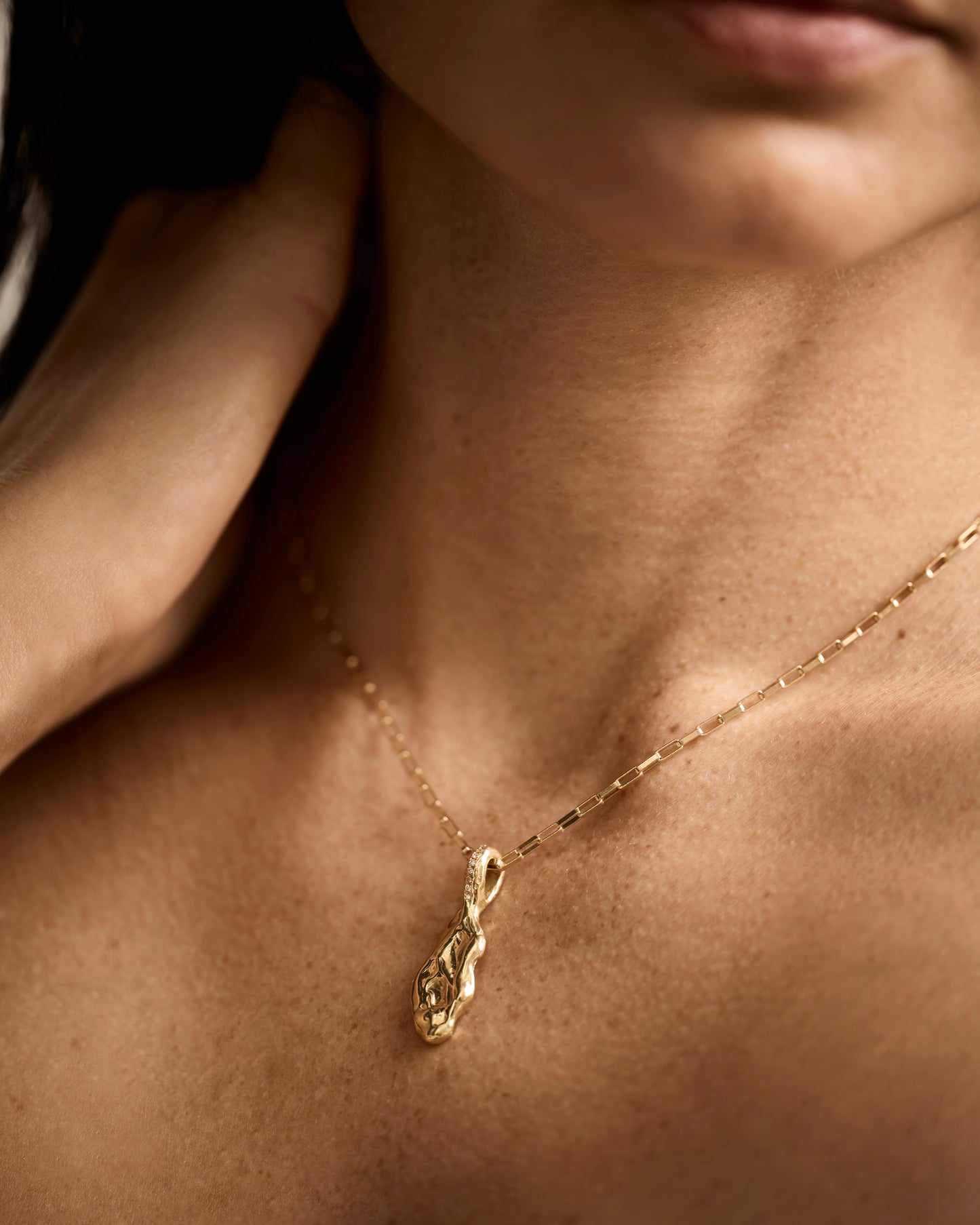 MY RAY DIAMOND NUGGET PENDANT