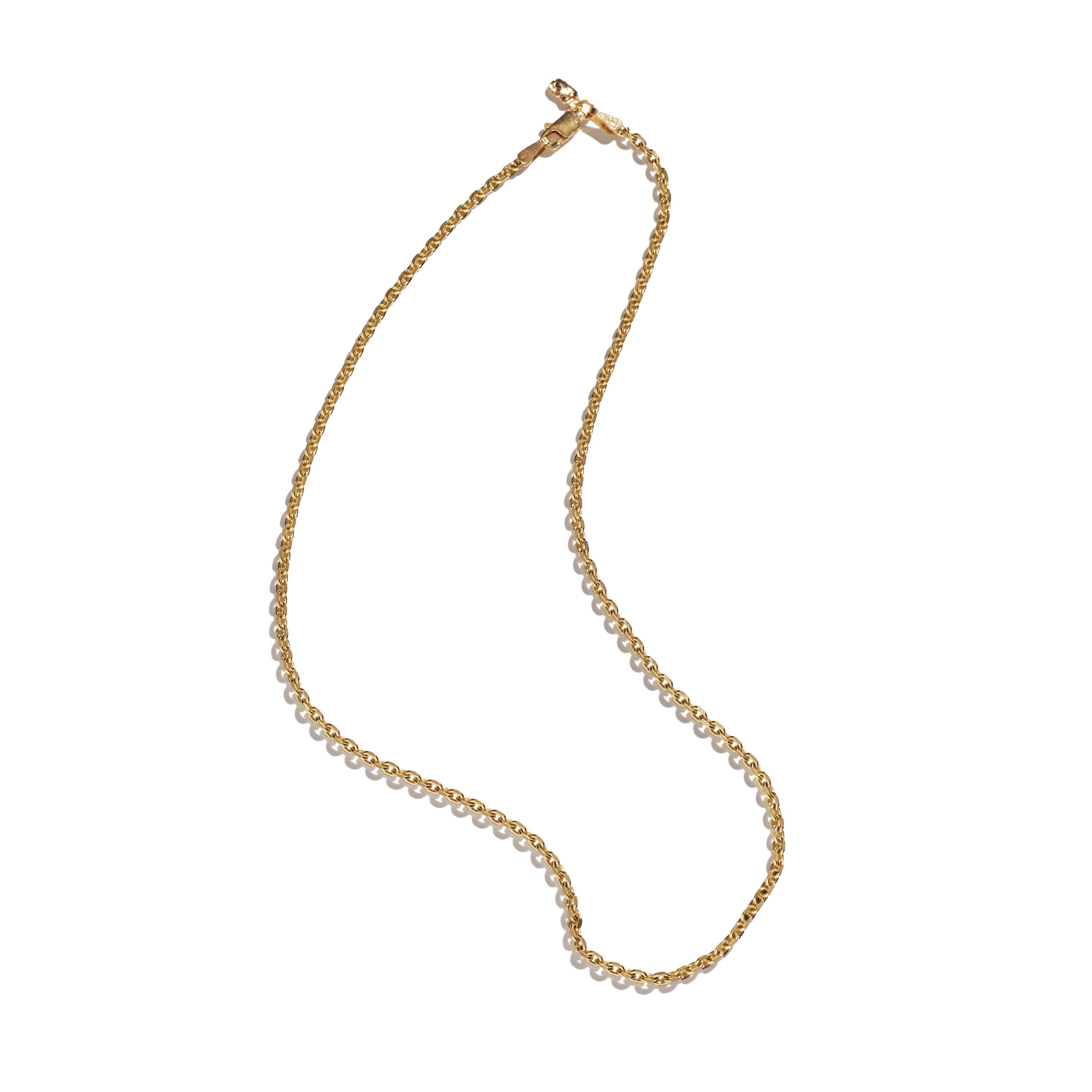 Diamond Cut Cable Gold Chain Fie Isolde Unique Deisgn Jewelry
