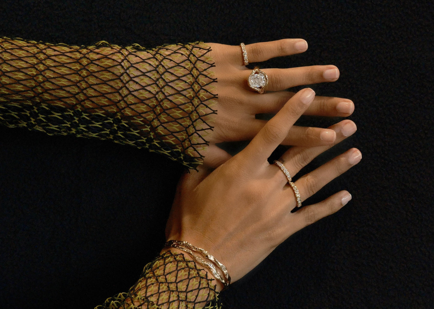 MY RAY CUSHION DIAMOND RING BOLD