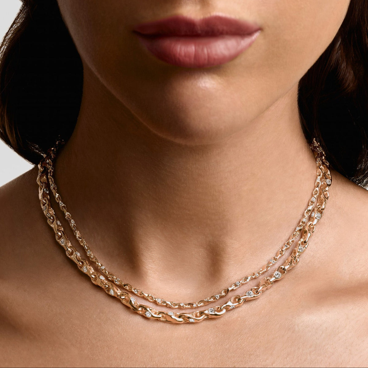 ALFA DIAMOND NECKLACE LIGHT