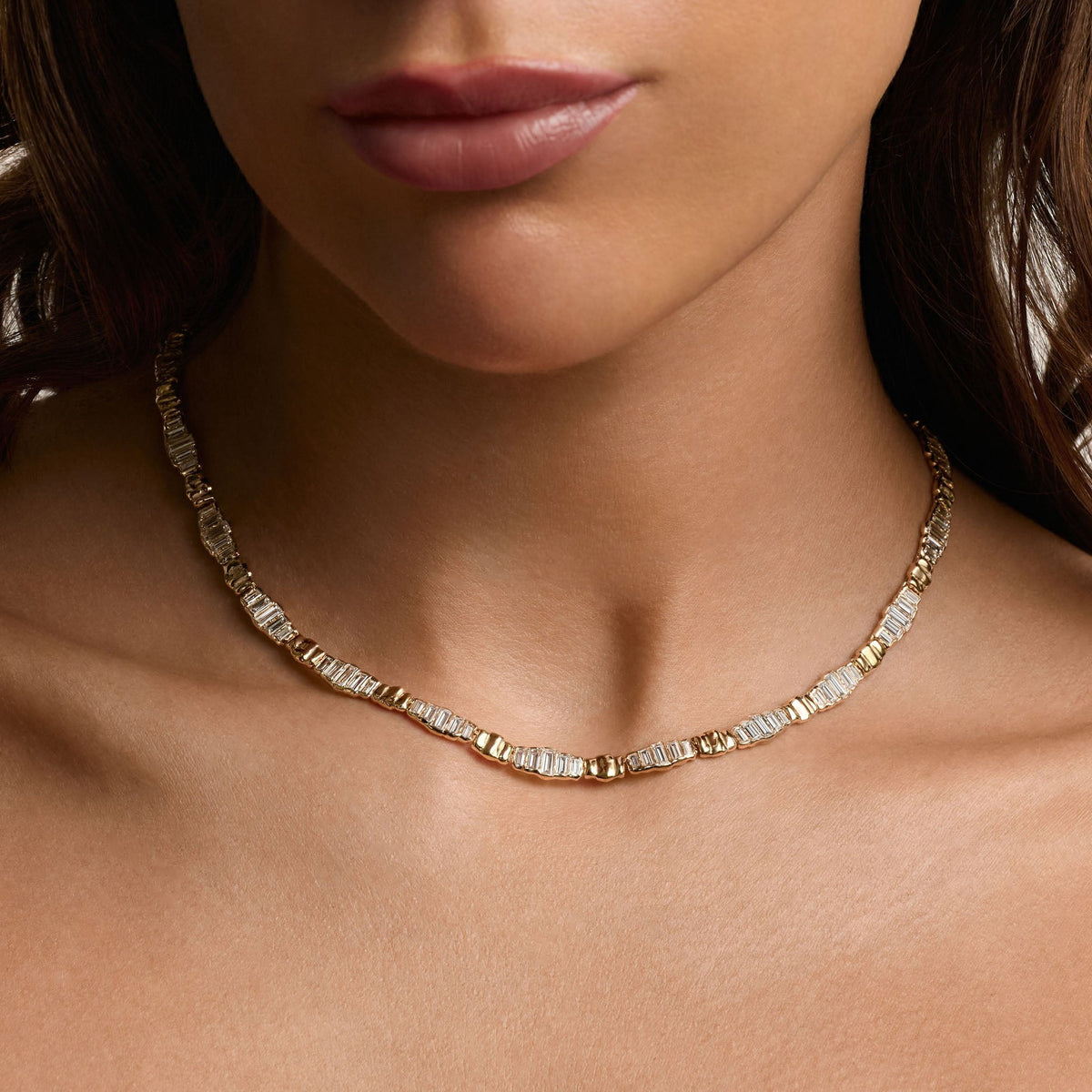 DÉCO STEP DIAMOND NECKLACE