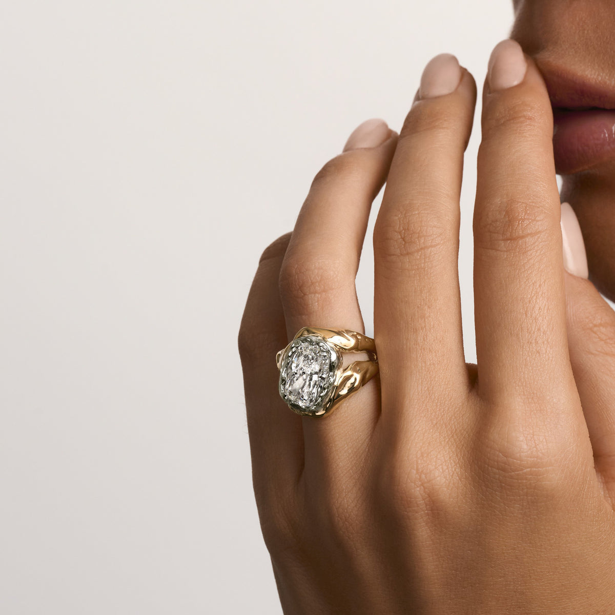 MY RAY DOUBLE BAND DIAMOND RING