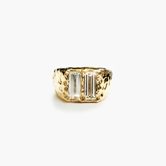 VOYAGE DOUBLE BAGUETTE DIAMOND RING