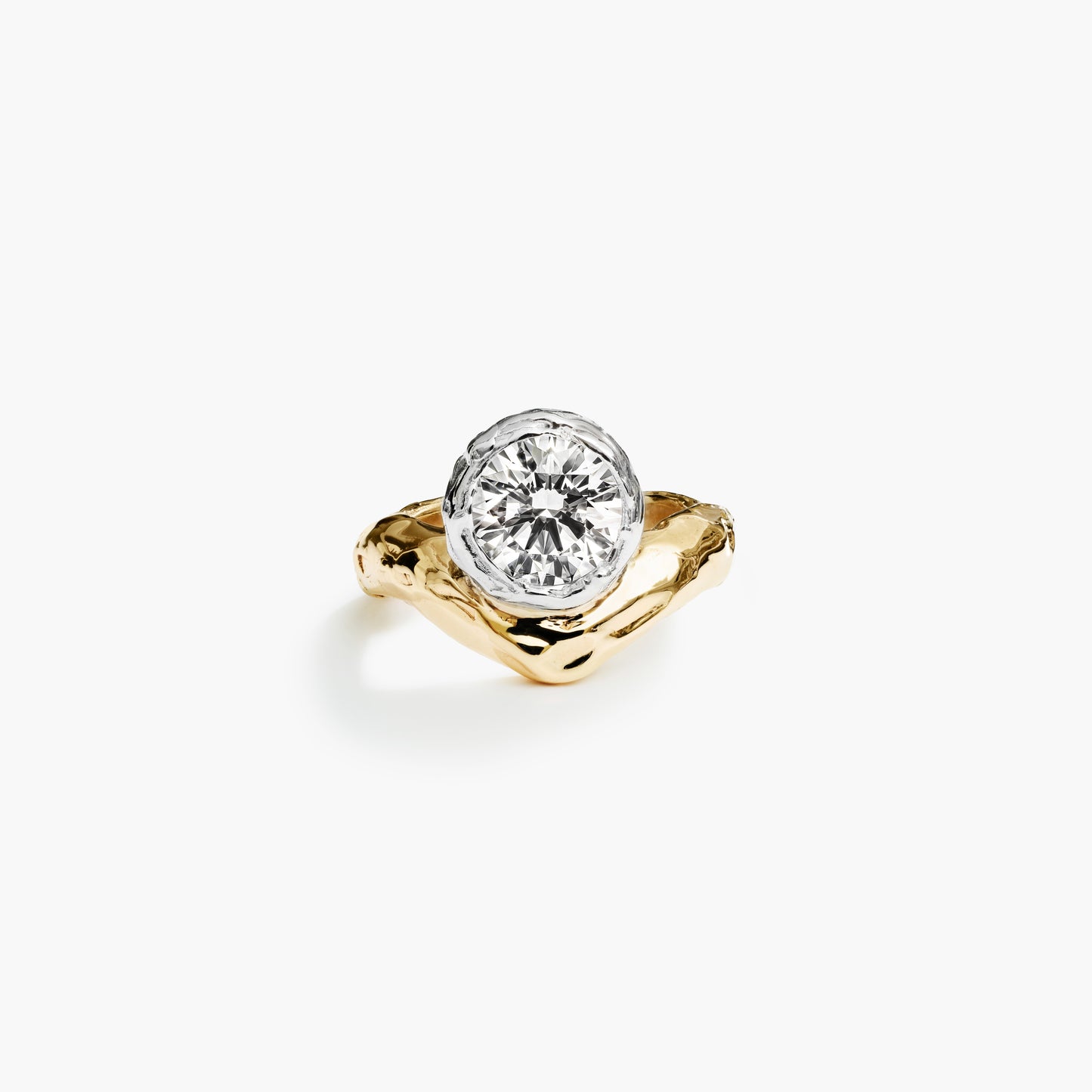 VERVE BRILLIANT DIAMOND RING MIXED METALS