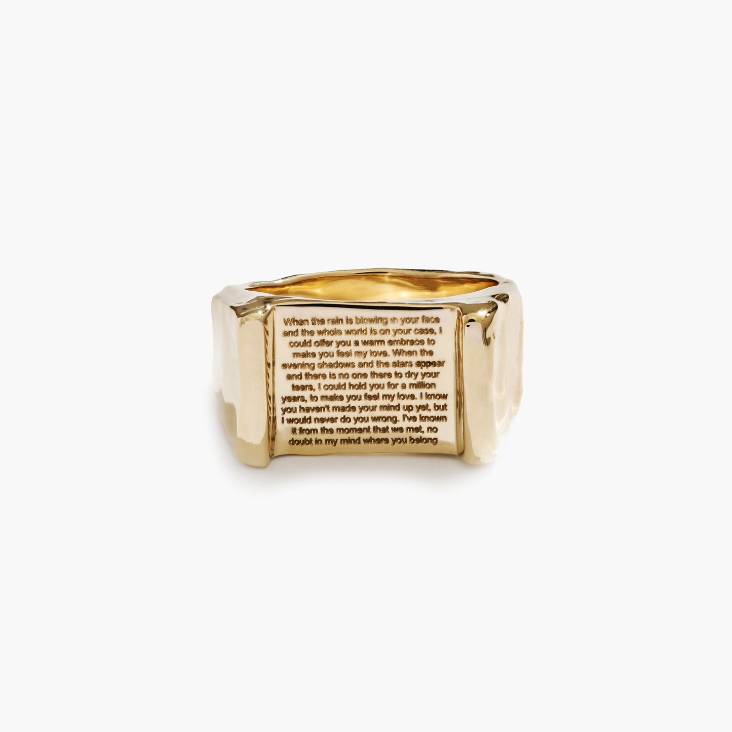 SECRET NOTE SQUARE RING