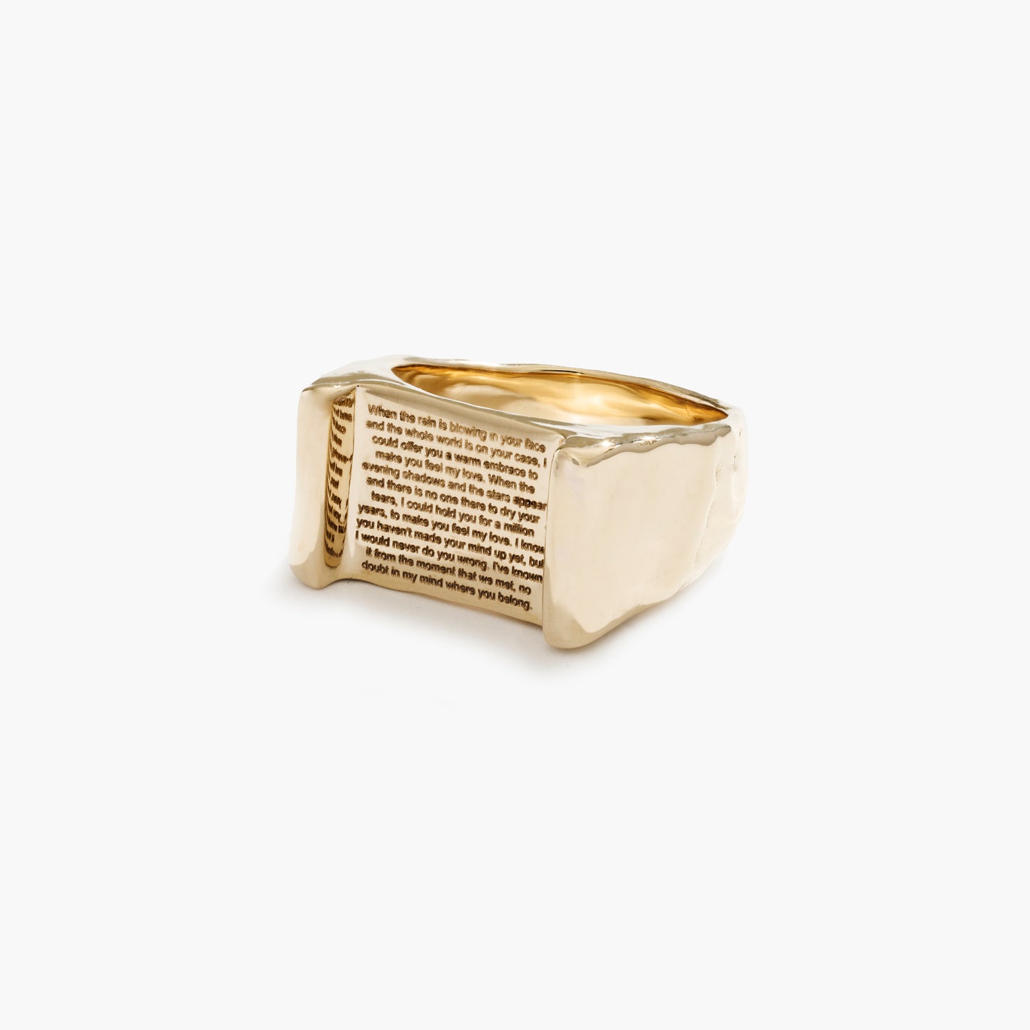 SECRET NOTE SQUARE RING