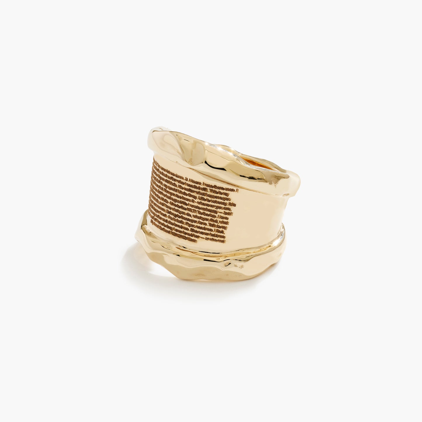 SECRET NOTE SCROLL RING BOLD