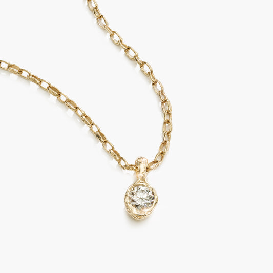 ALFA 2CT DIAMOND BAIL PENDANT BOLD