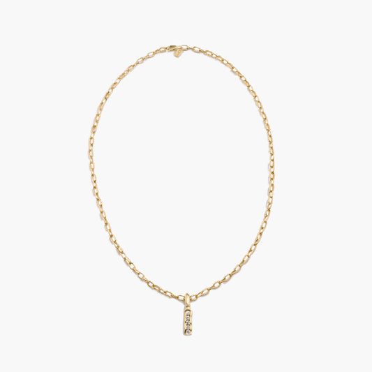 EVOKE CHANNEL DIAMOND NECKLACE