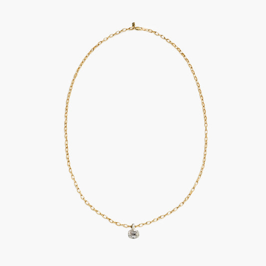 ALFA EMERALD DIAMOND PENDANT