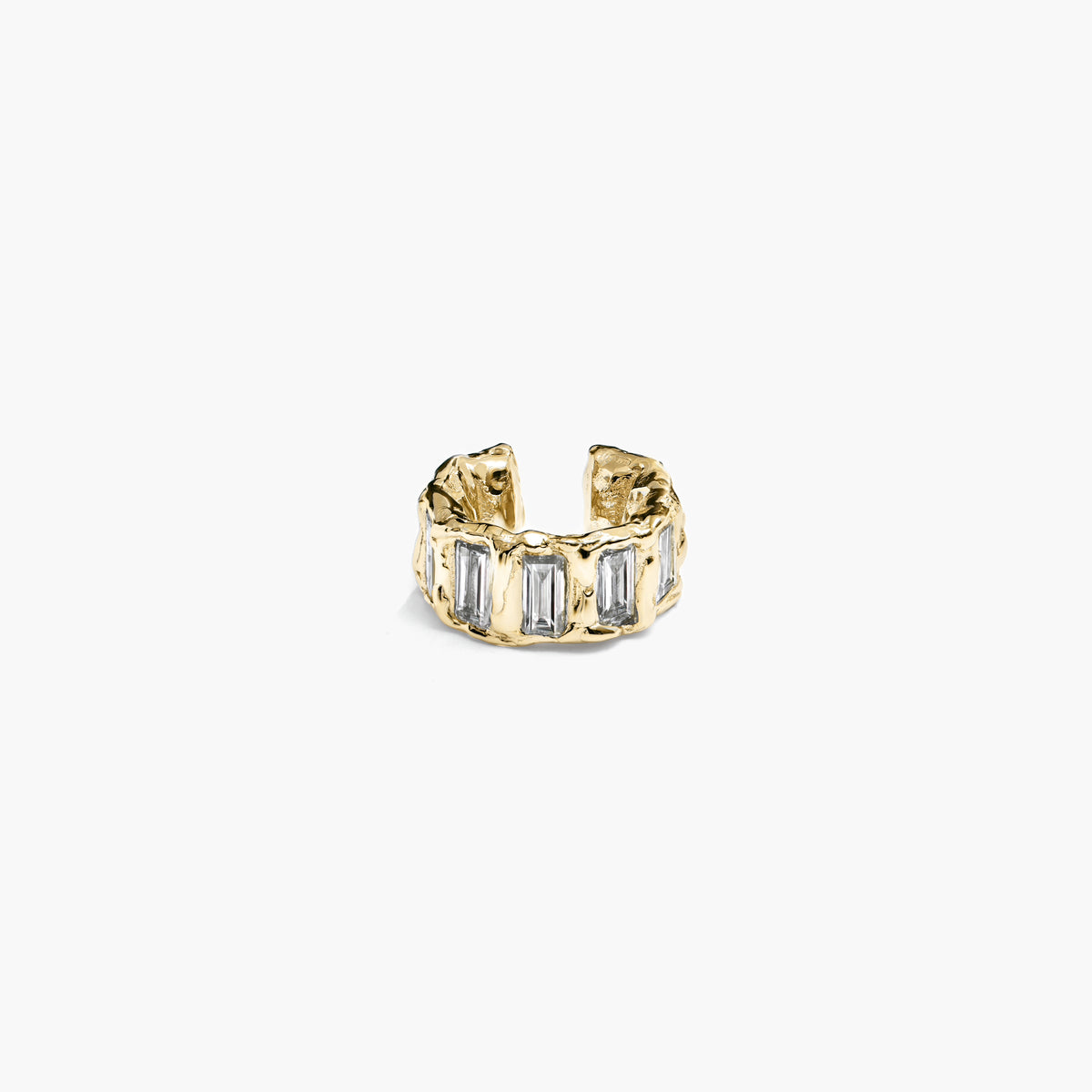 DECO DIAMOND EAR CUFF