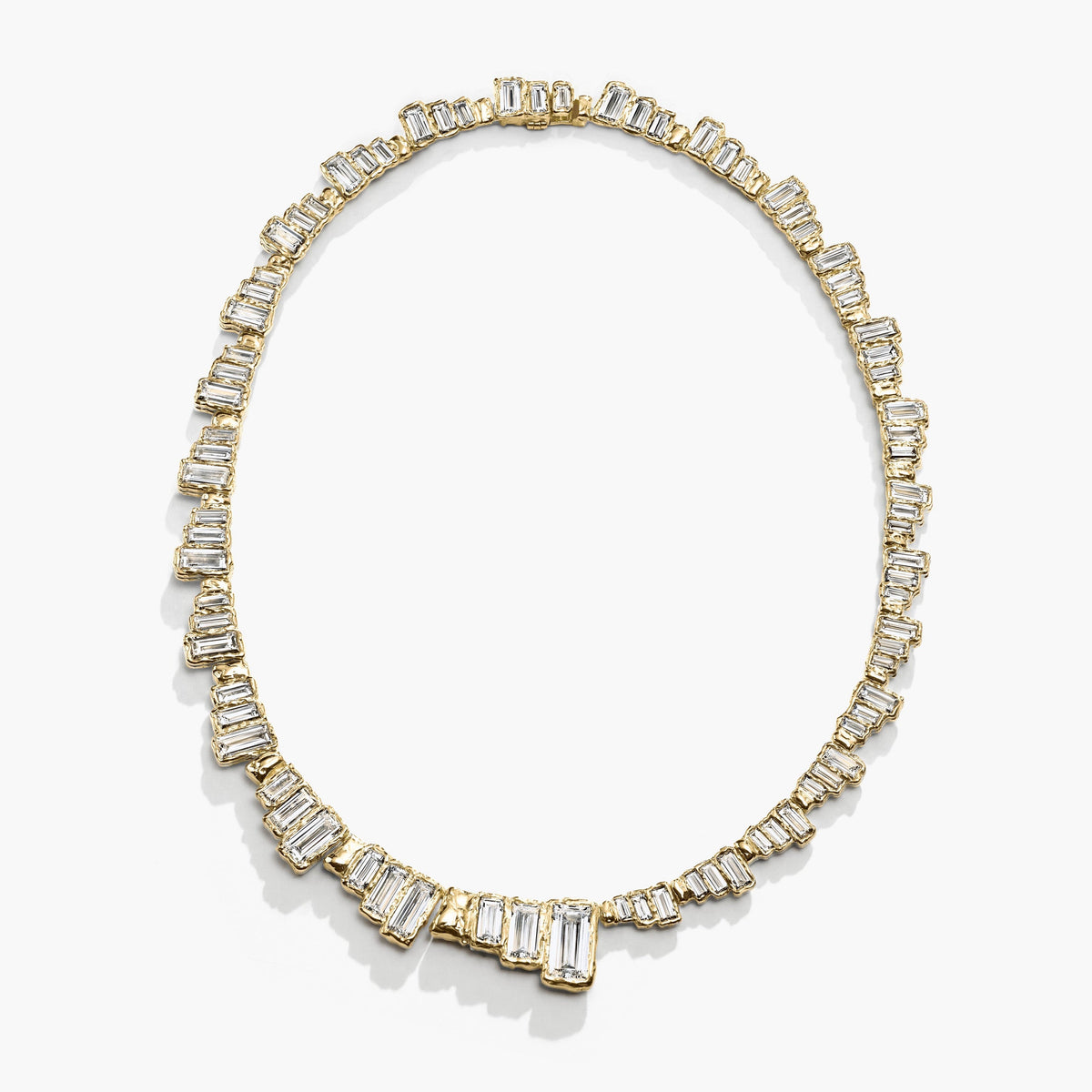 DÉCO GRADUATED DIAMOND NECKLACE BOLD