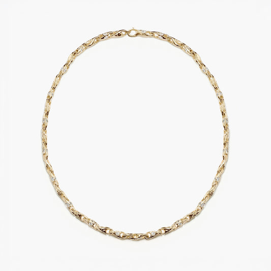 ALFA DIAMOND NECKLACE BOLD