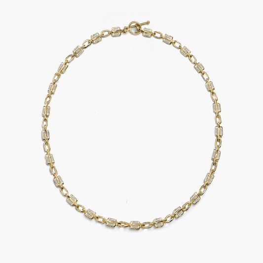 VOYAGE DOUBLE BAGUETTE NECKLACE