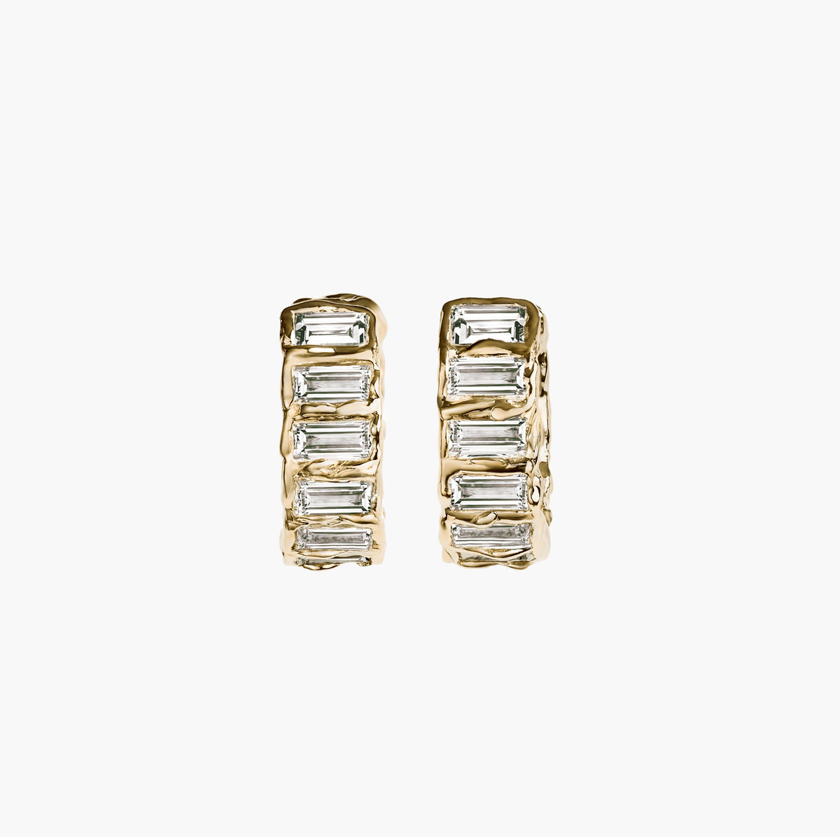 DÉCO DIAMOND ETERNITY HOOPS