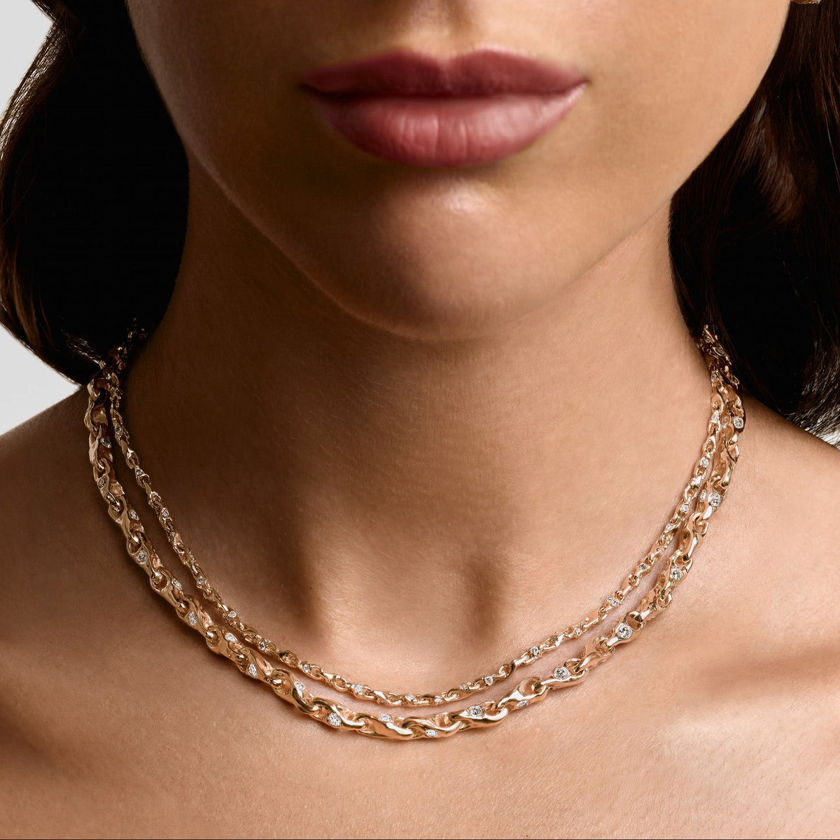 ALFA DIAMOND NECKLACE BOLD