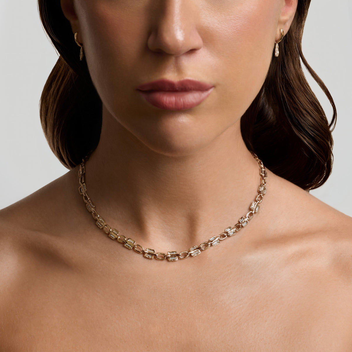 VOYAGE DOUBLE BAGUETTE NECKLACE