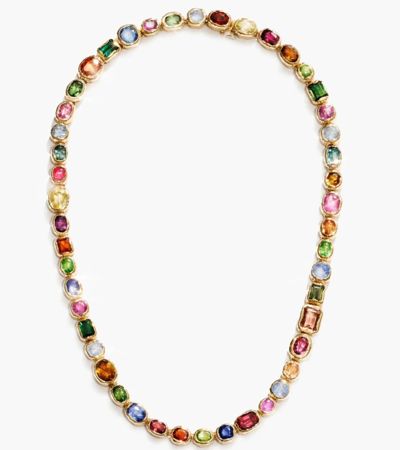 Alfa Rainbow Necklace 30ct precious stones