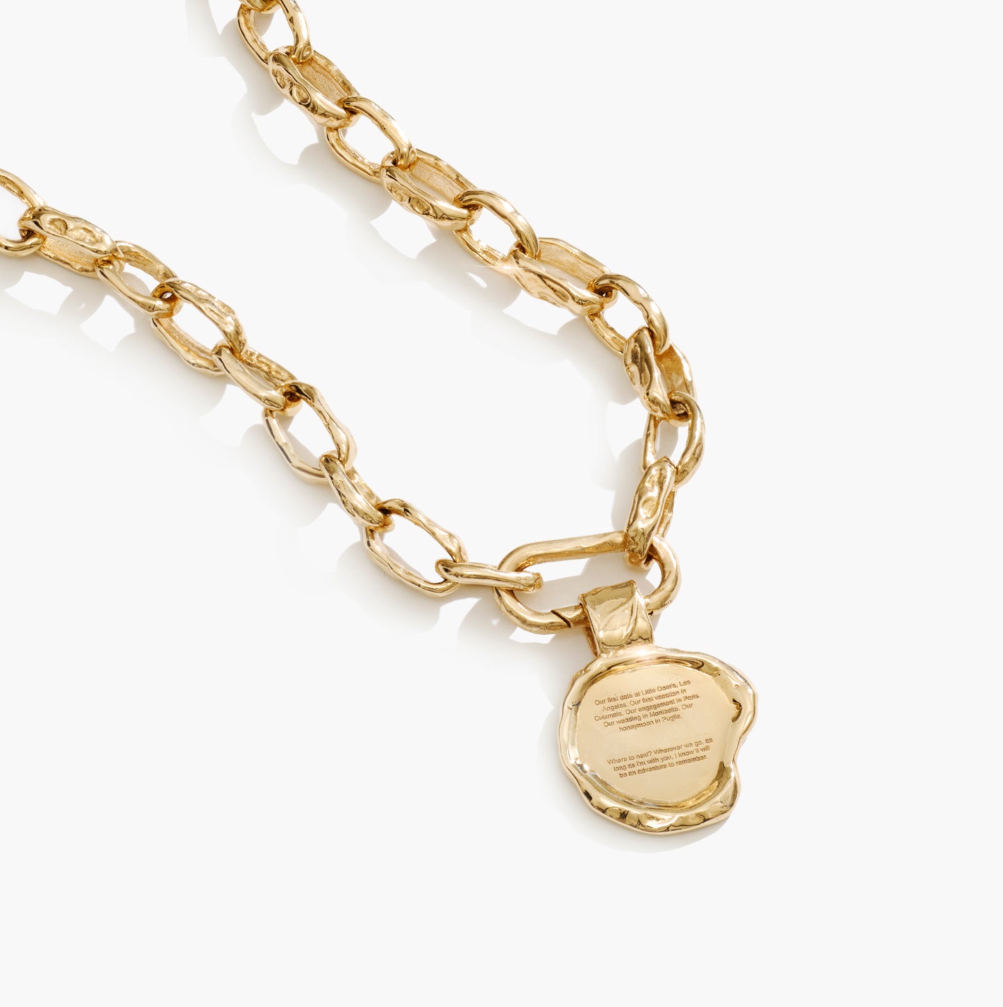SECRET NOTE SCROLL BOLD PENDANT