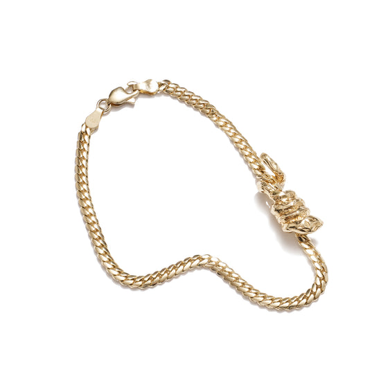 Boa Gold Spiral Bracelet Fie Isolde