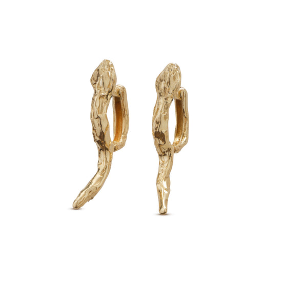 Boa Gold Hoops Fie Isolde