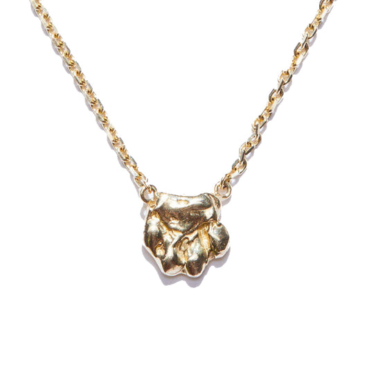 Paw Print Gold 14kt Necklace Fie Isolde