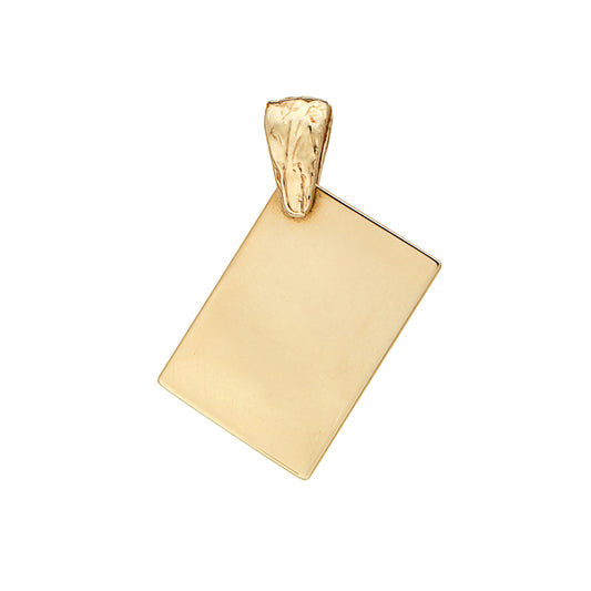The Note personalized Gold Pendant Fie Isolde