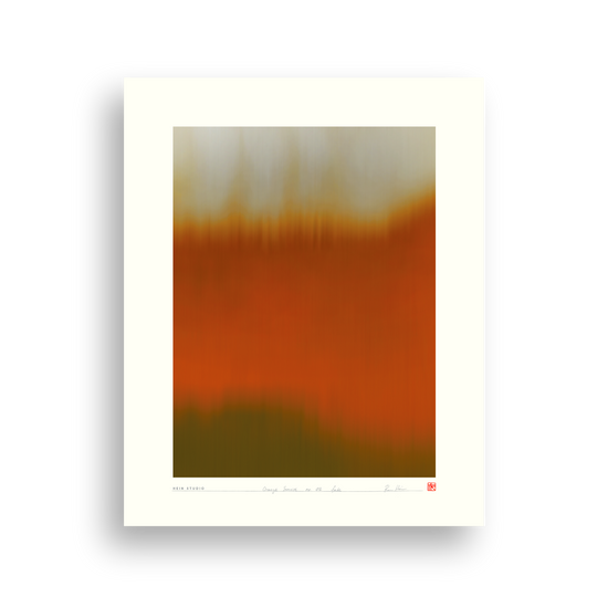 Orange Sunrise no. 2 Print  Fie Isolde
