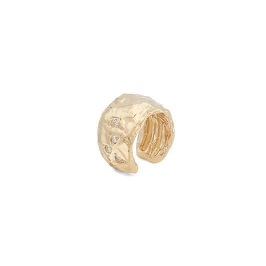 My Ray Gold Diamond Ear Cuff Fie Isolde