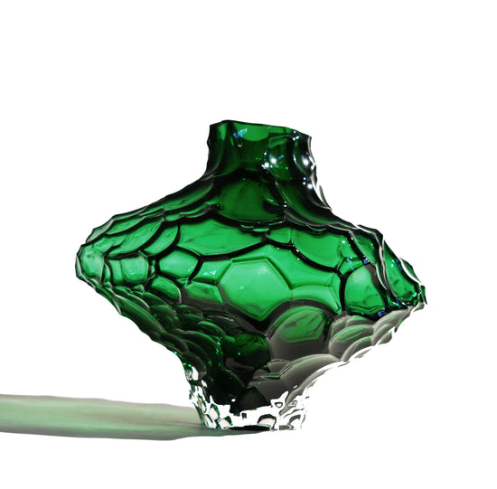 Large Green Canyon Vase Fie Isolde