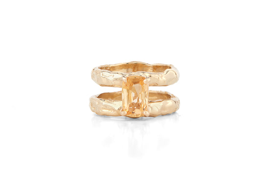 Odette 14kt Gold Sapphire Ring Fie Isolde